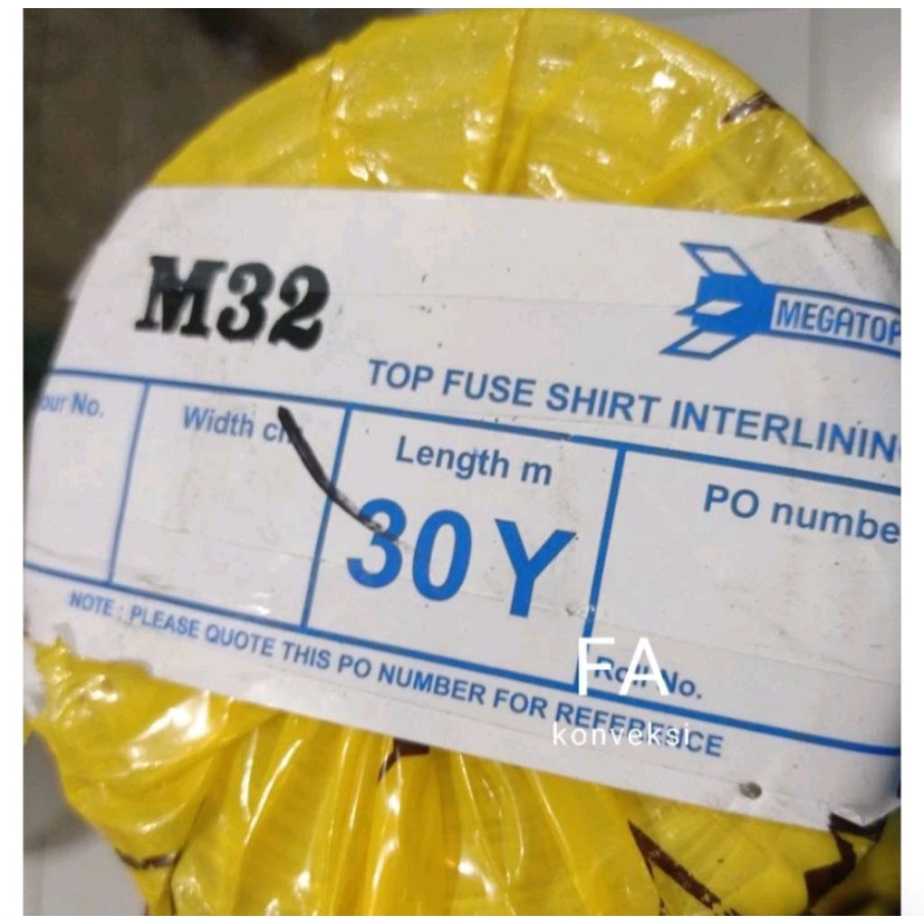 kain keras megatop m32 & m33 (per meter)