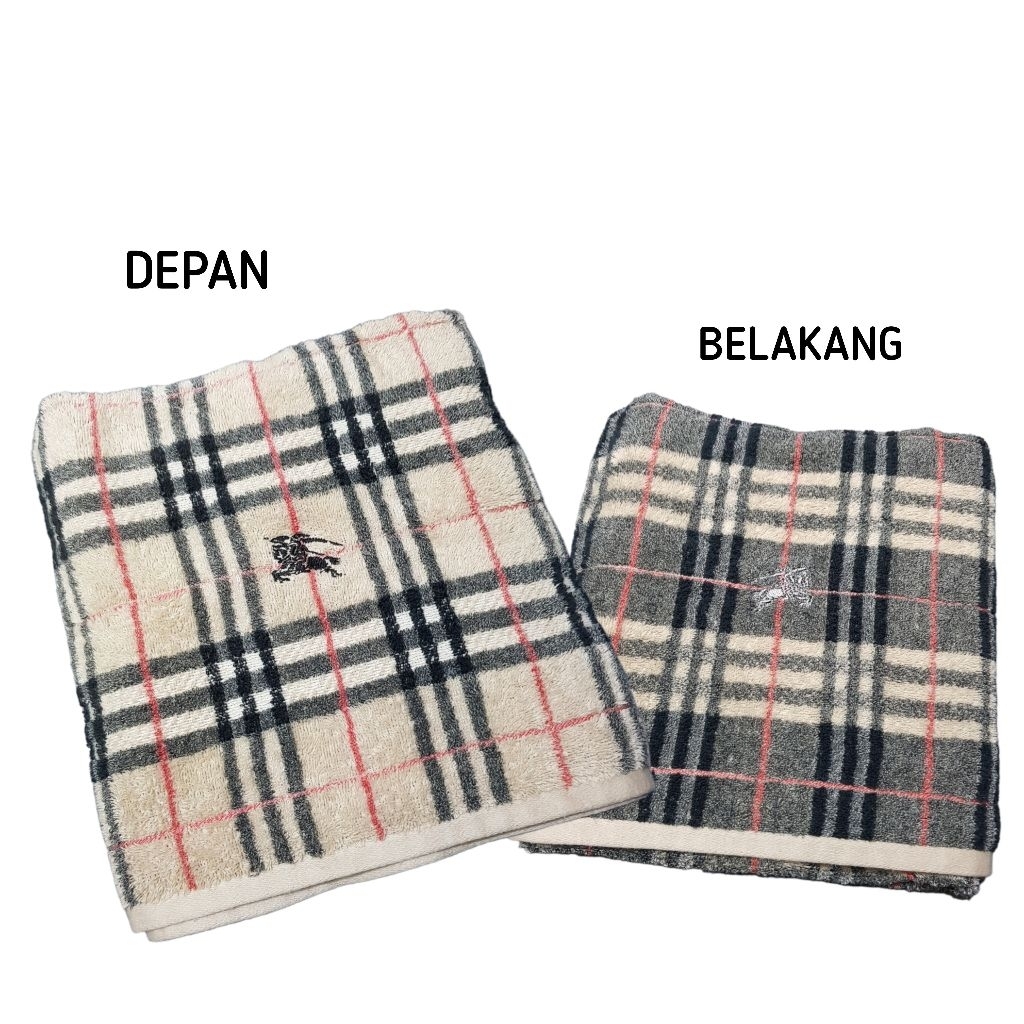 Handuk mandi BURBERRY nova-check ( 116 cm X 58 cm )