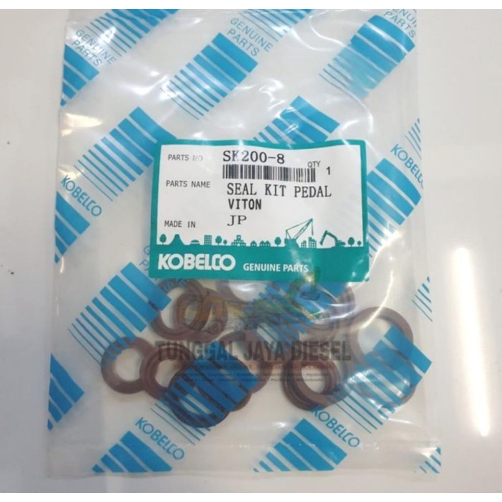 Seal Kit Pedal Kaki Viton Kobelco SK200-8 SK200 Sealkit Foot Valve VITON