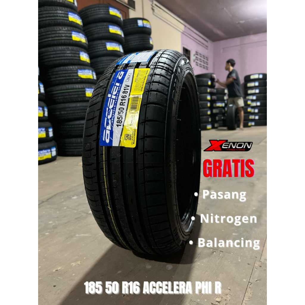 Ban Mobil 185 50 R16 ACCELERA PHI R - Ban Tubles 185 50 Ring 16 Murah & Awet