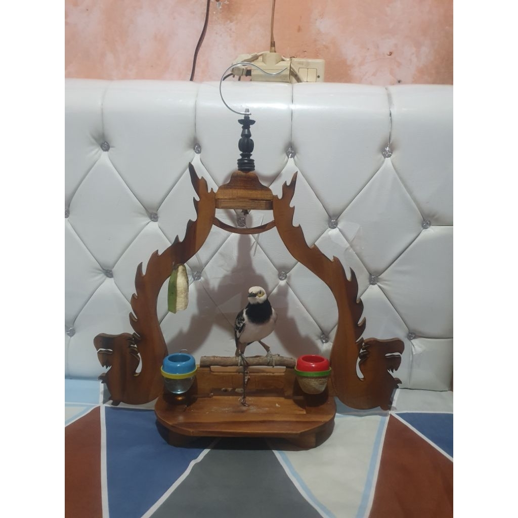 Terlaris Kandang/Sangkar Layang Kayu Ukiran Untuk Berbagai Macam Burung Bisa Kirim Keseluruh Indones