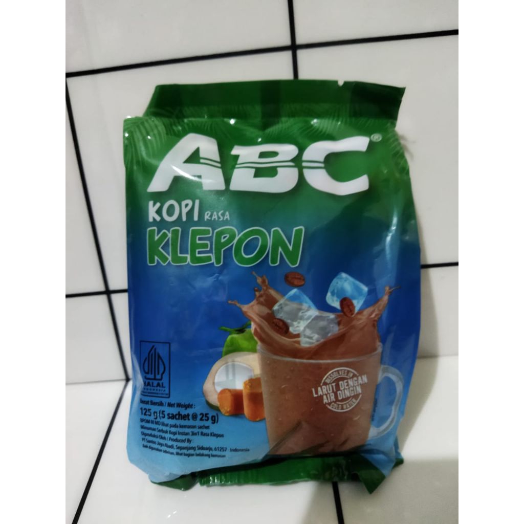

ABC kopi rasa klepon isi 5 sachet