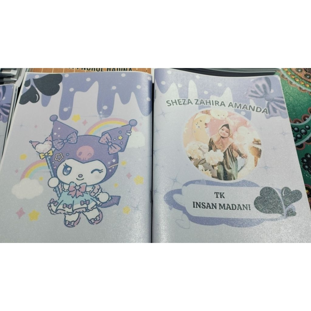 

Buku Tulis Custom Kuromi ukuran 16 cm x 21 cm