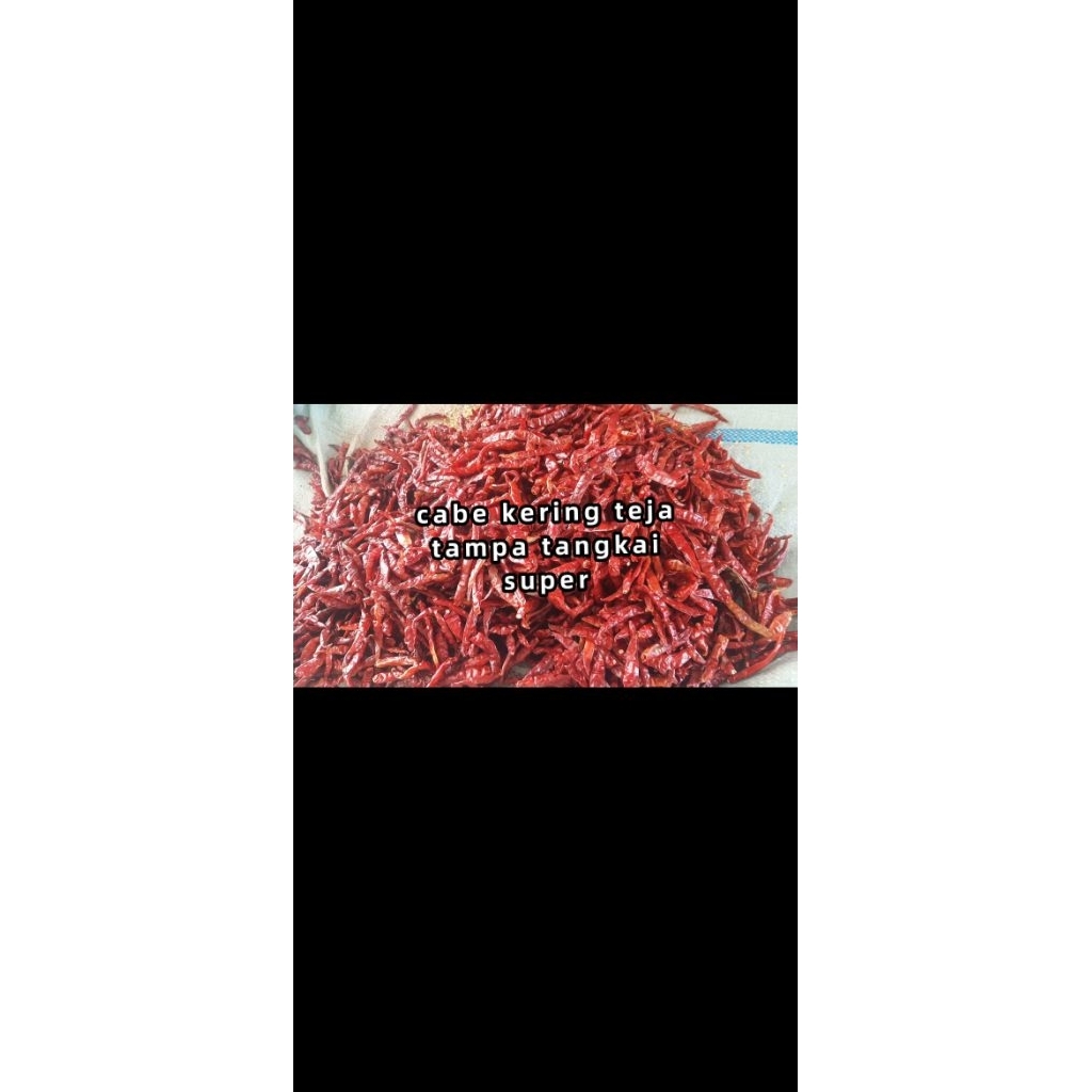 

cabe kering teja tampai tangkai super