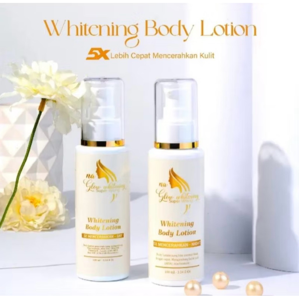 HB NA GLOW DOBEL DOSIS WHITENING (SIANG MALAM) ORi