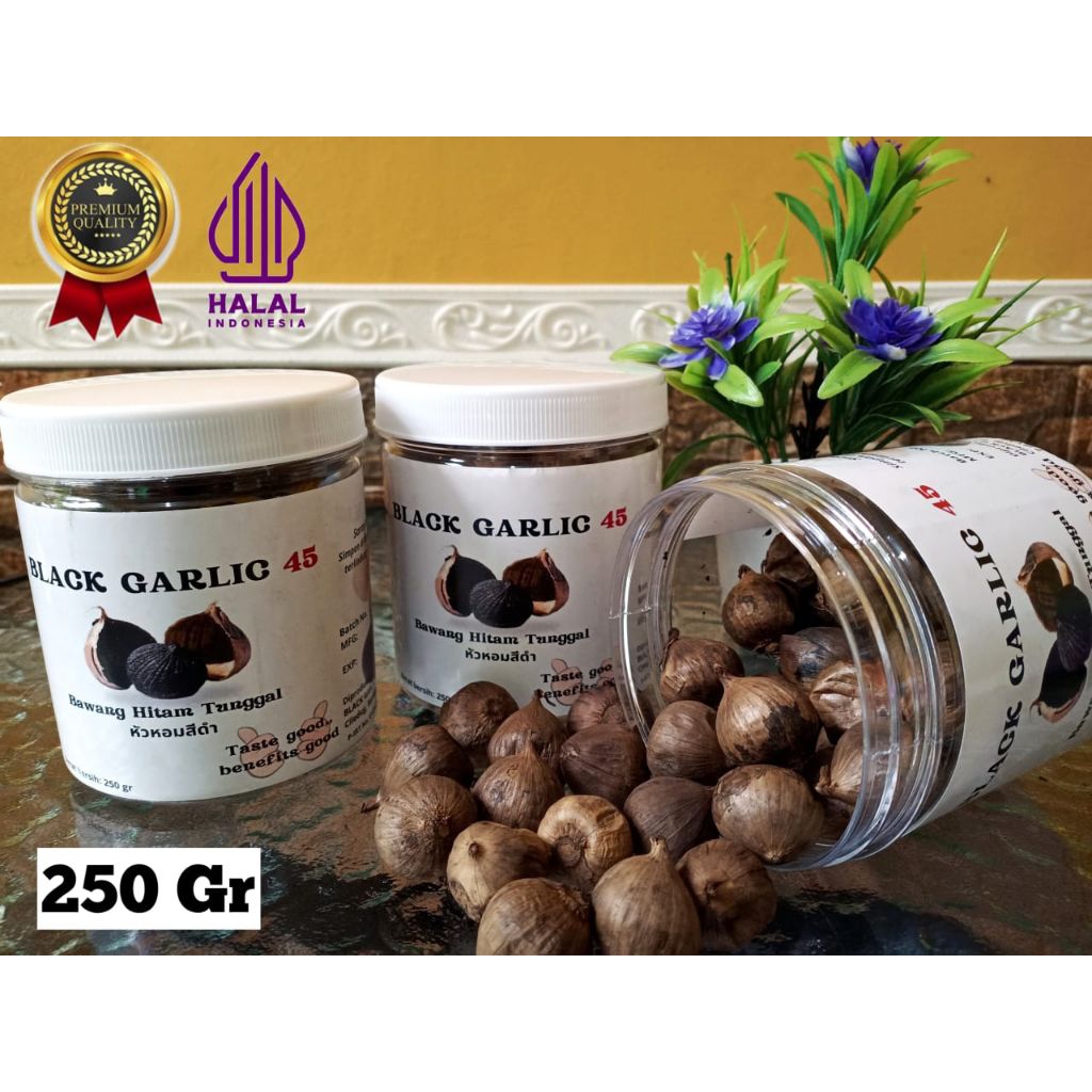 

Black Garlic Bawang Hitam Tunggal Solo 250g Untuk Kesehatan Herbal Alami