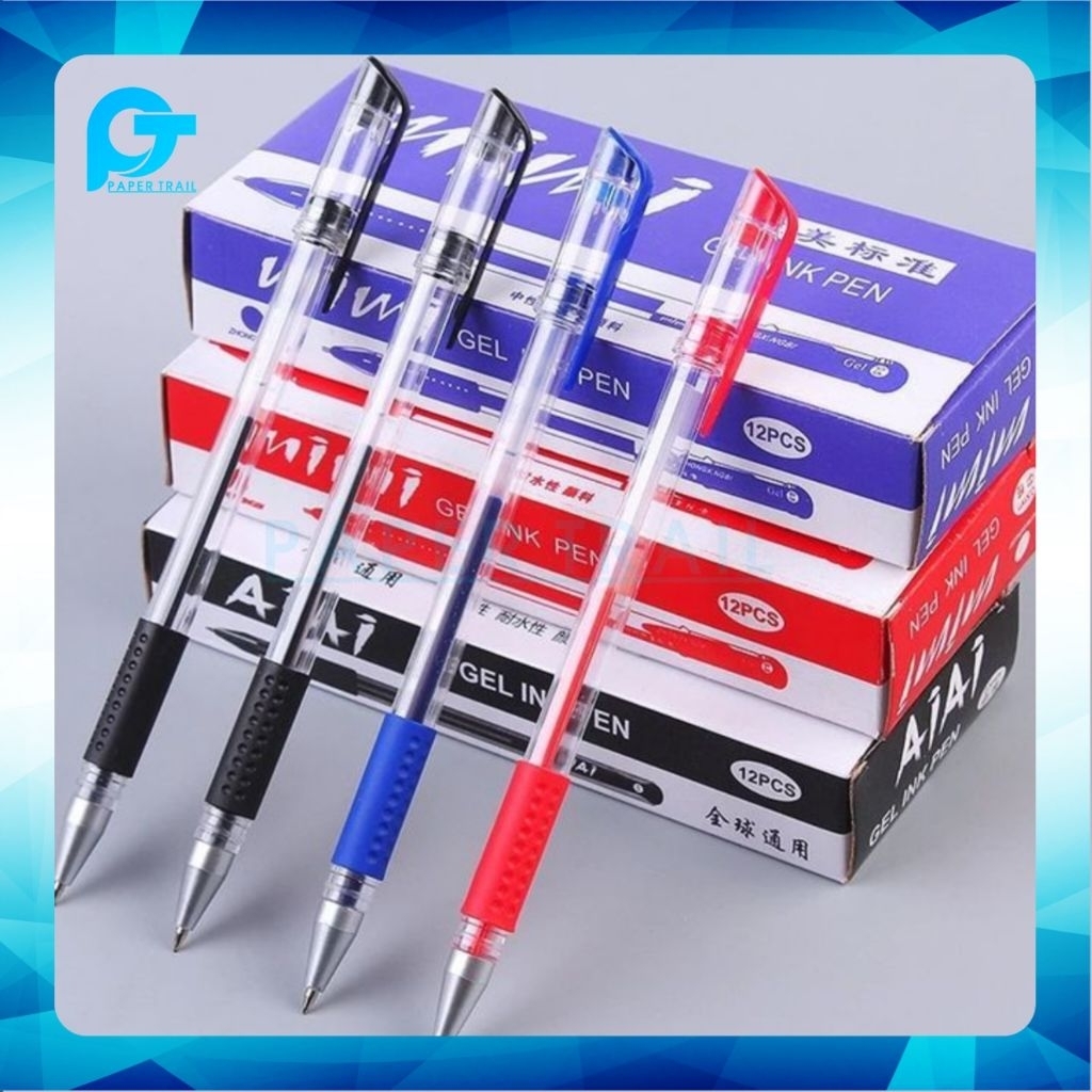 

Ready Pulpen Gel 0.5mm Bolpen Pena Pen Alat Tulis Gel Tebal 0.5 MM Pena Cair