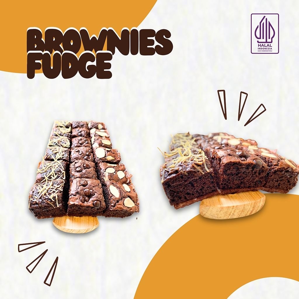 

fudgy brownies panggang premium