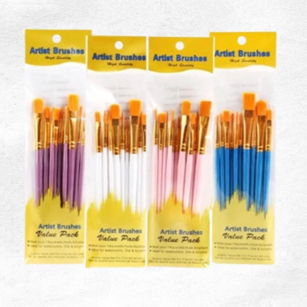 

Set Kuas Cat Artistik 10 Pcs – Untuk Face and Body Painting