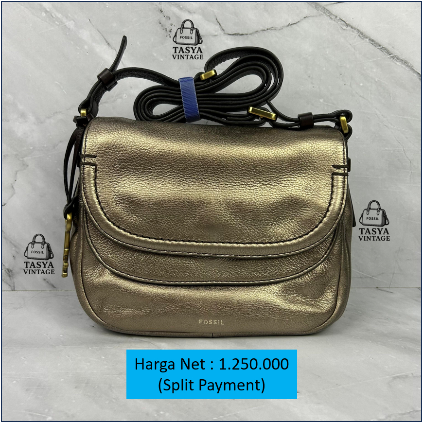 

F61. OCIL PEYTON SMALL METALIC BRONZE, ukuran 19.5x8x20.5, Kondisi : VGC, DB pengganti, Harga : 1.250.000