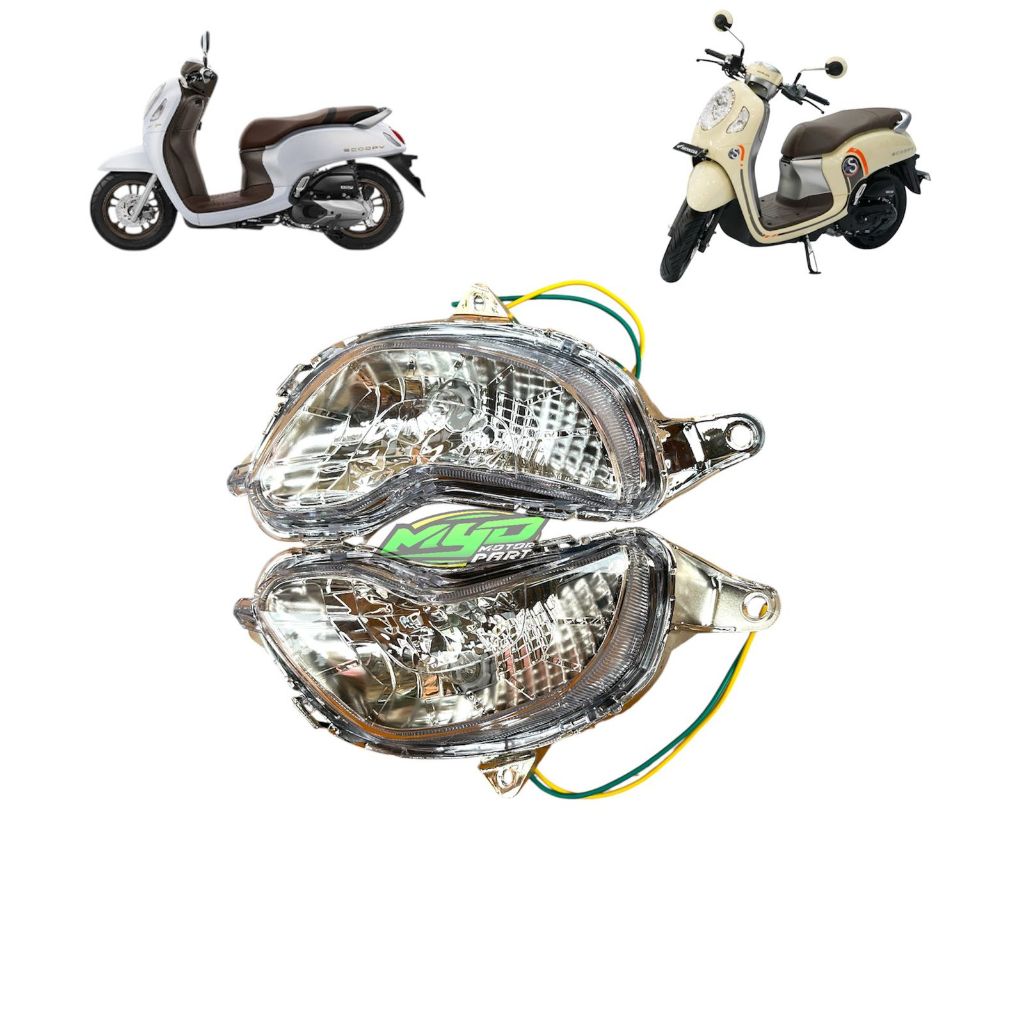 Lampu sein reting depan kanan kiri scoopy 2021 - 2024