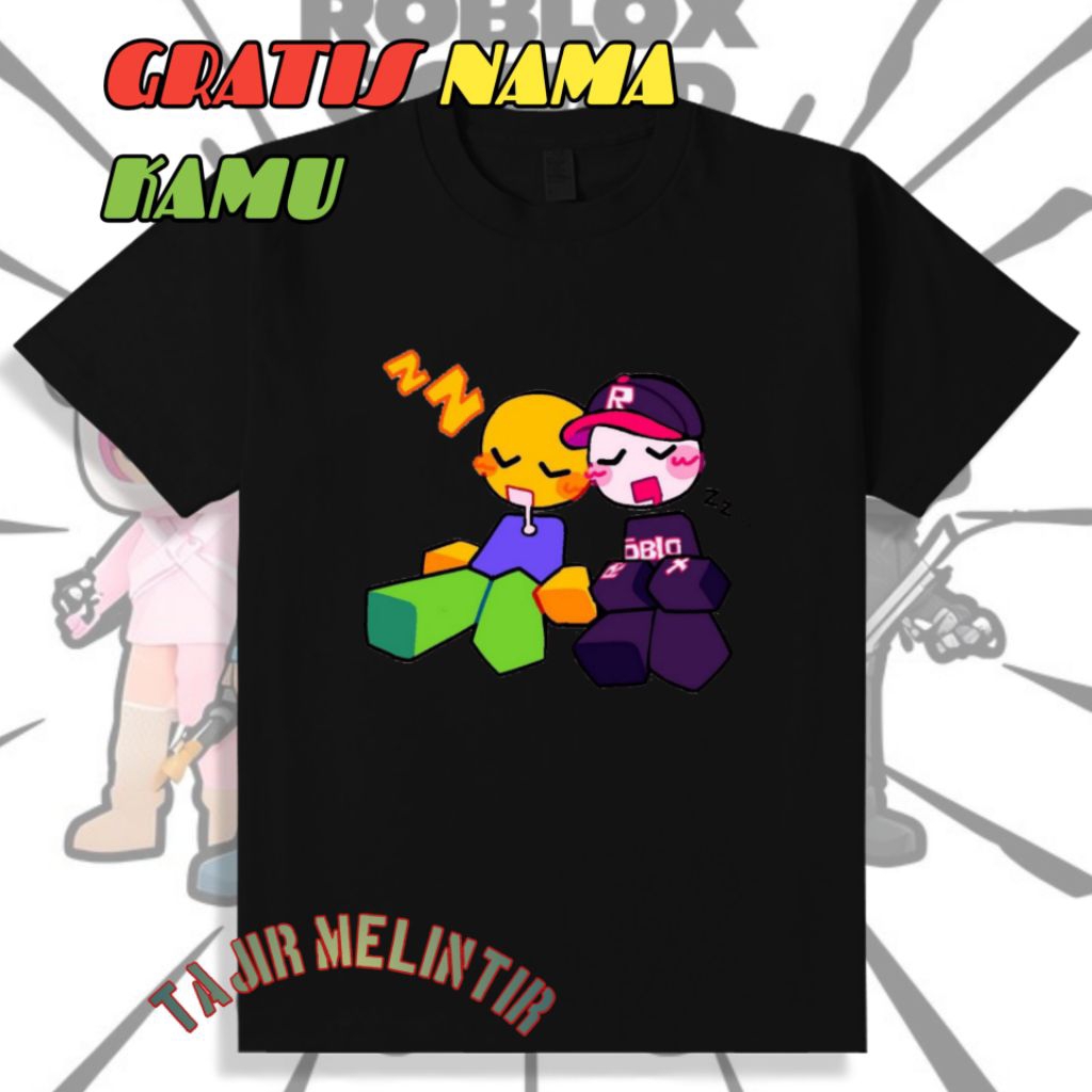 BAJU KAOS DISTRO ANAK LAKI-LAKI PEREMPUAN ROBLOX GUEST AND NOOB