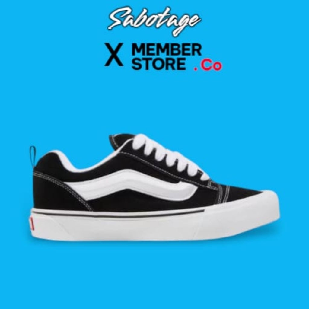 Sepatu Gendut Black White Sepatu Sekolah Hitam Pria Dan Wanita