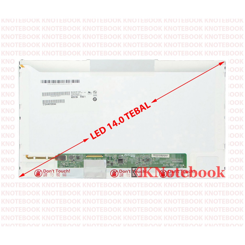 LCD LED 14.0 Tebal Dell Inspiron 14 N4020 N4030 N4050