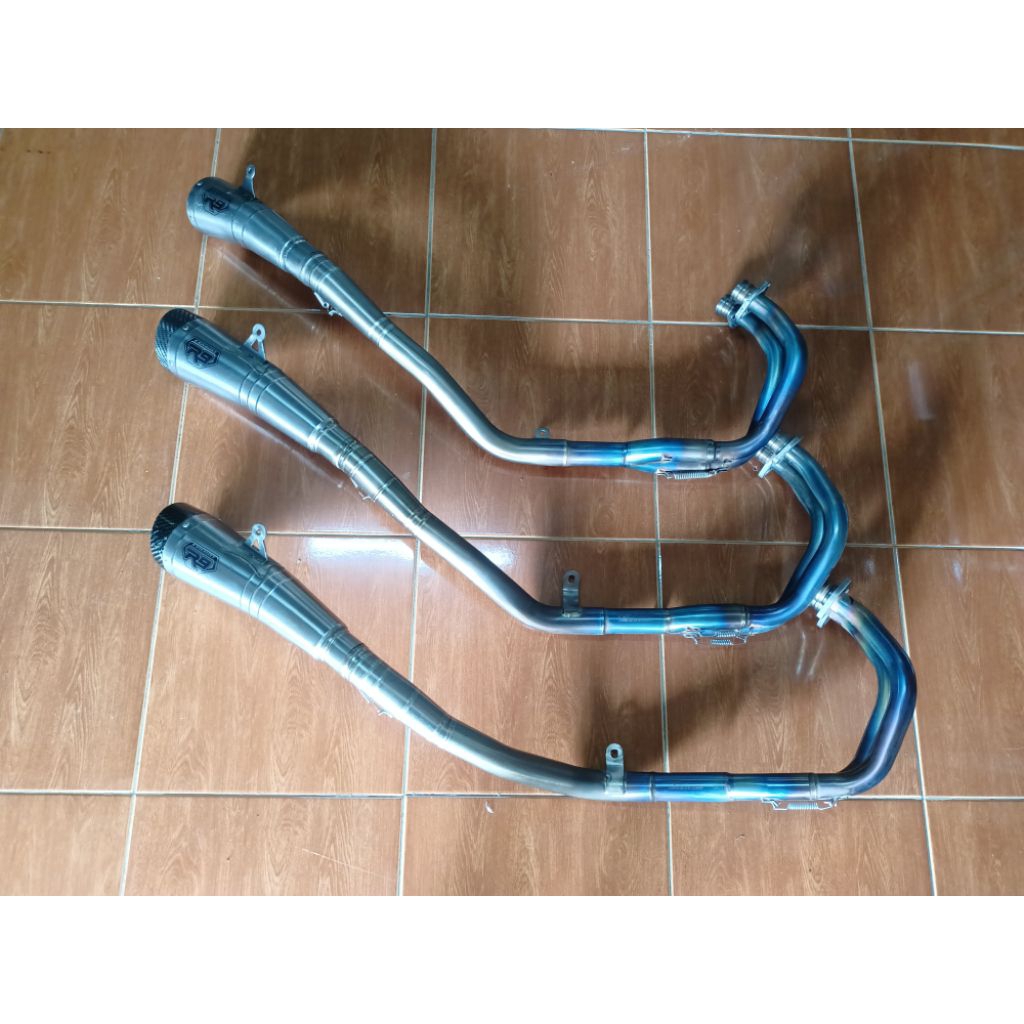 R9 H2 dan R9 GP titanium Fullsistem CBR250RR original