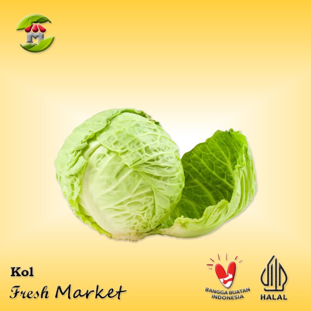 

[JAKBAR] Sayur Kol Segar 1pcs Pack 800gr - 1kg