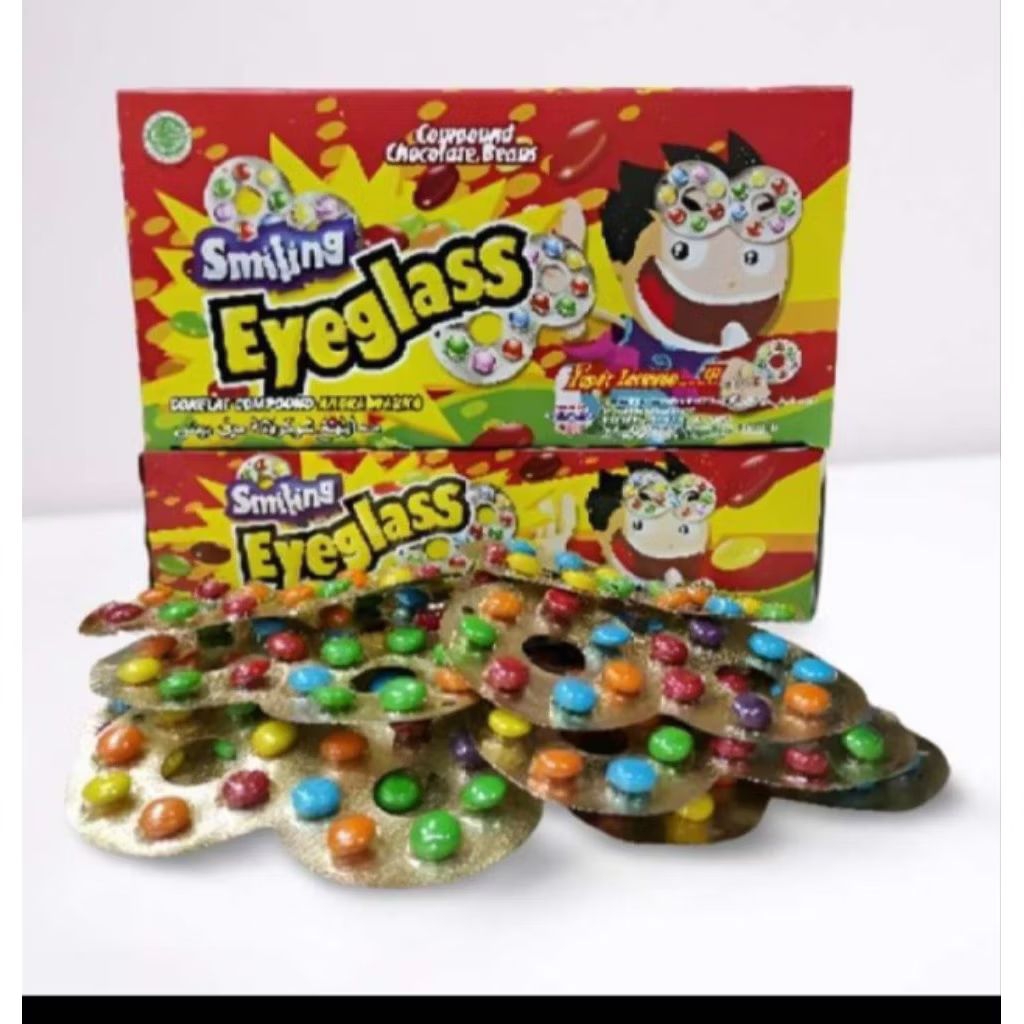 

Permen Eyeglass Coklat / Permen CoklatEyeglass / Permen Kacamata/(Isi 40pc / box ) EYEGLASS PERMEN COKELAT KACAMATA