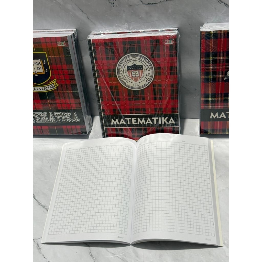 

[1 PACK @5PCS] BUKU TULIS SISWAkotak merah/ kampu KOTAK / MATEMATIKA /PETAK KECIL ISI 100LBR