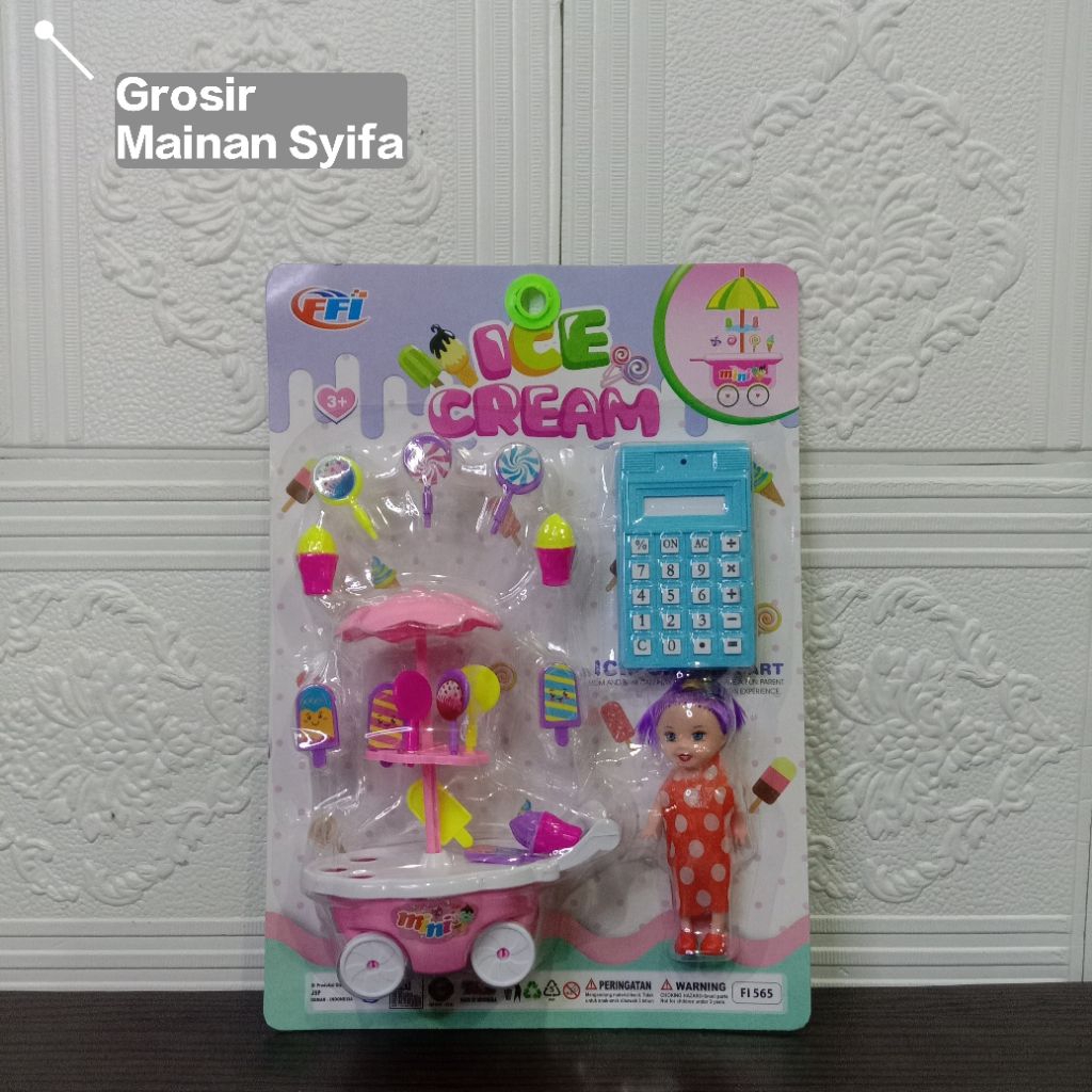 Mainan Troli Es Krim Papanan / Mainan Es Krim / Mainan Troli