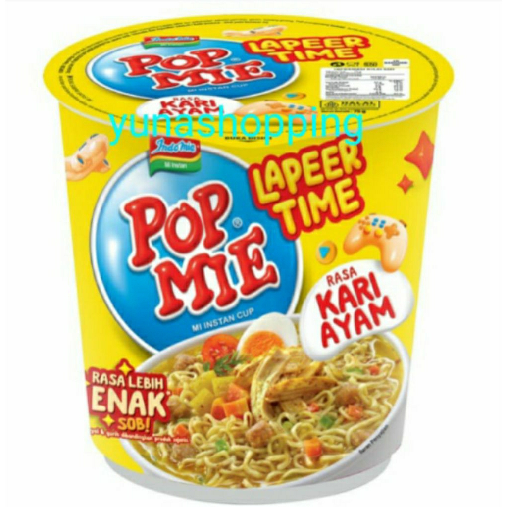 

Pop mie kuah rasa kari ayam 75g