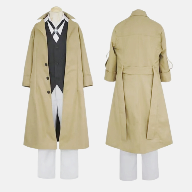 Coat / Jaket Bungou Stray Dogs Cosplay Osamu Dazai