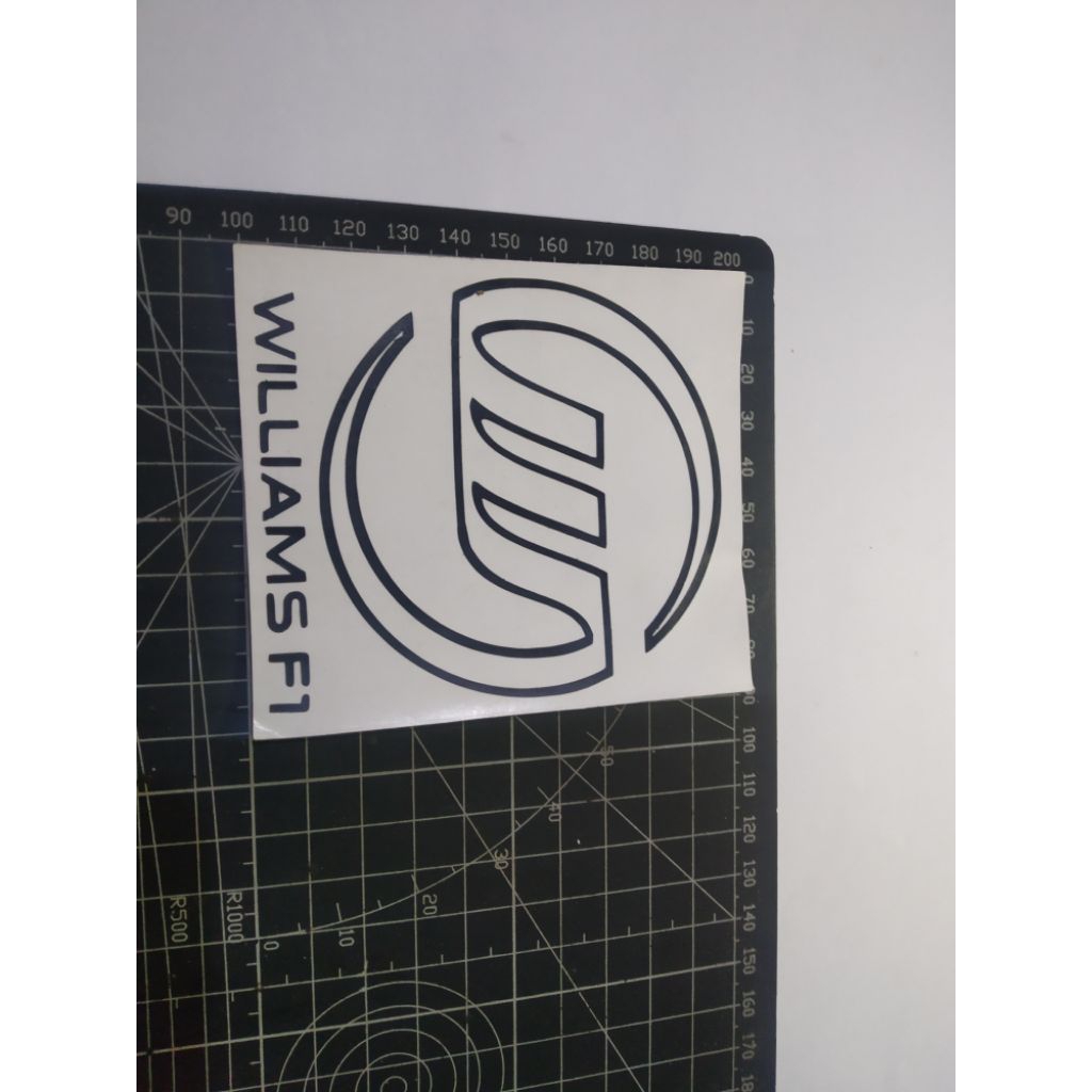 

stiker cutting Williams f1
