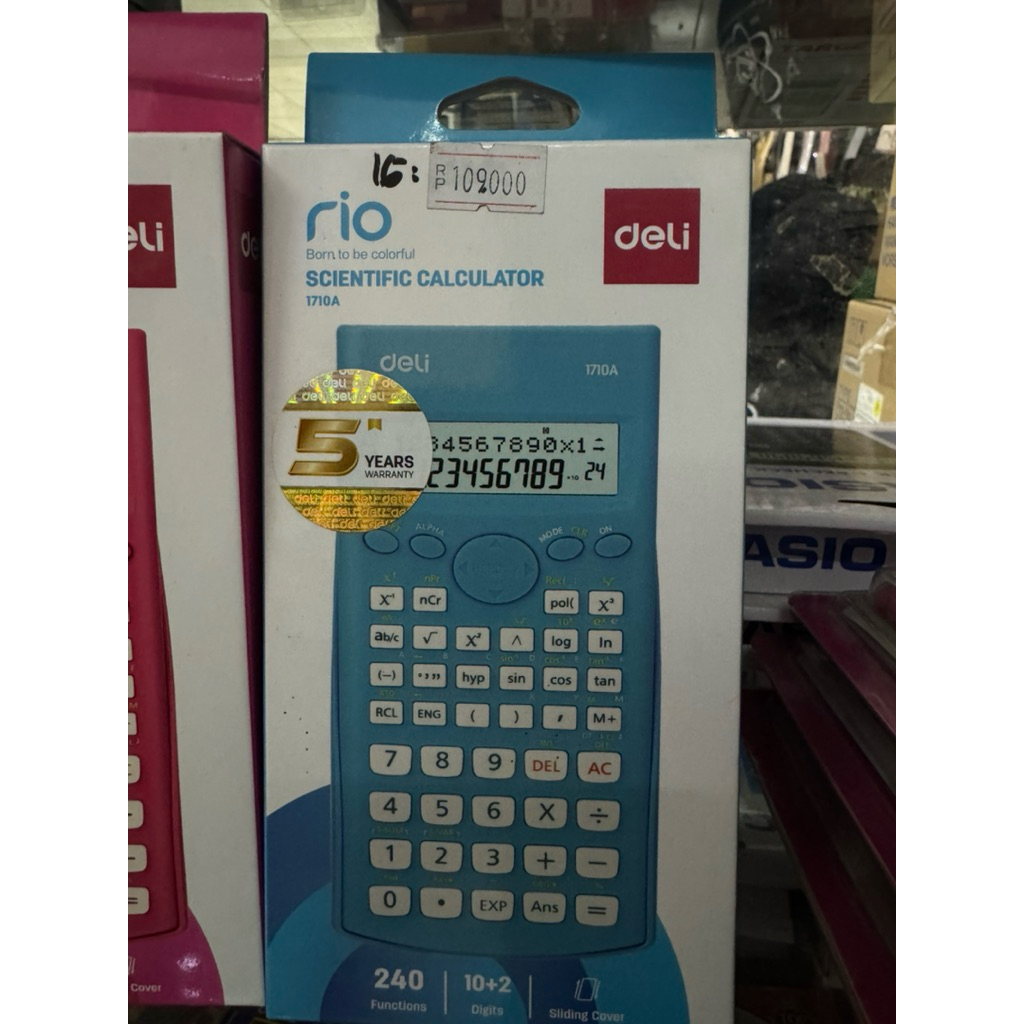 

Deli Calculator Scientific tipe 1710A Rio Kalkulator Deli