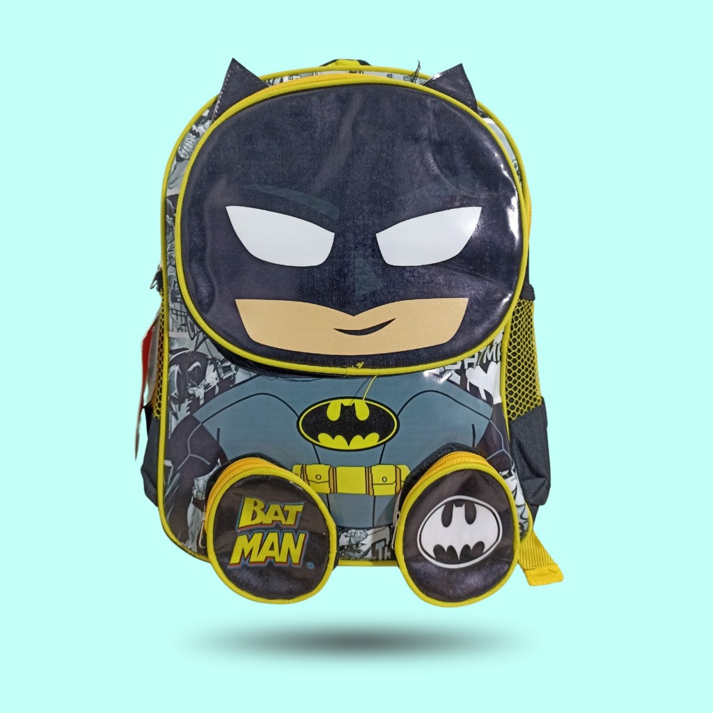 [vilo_shop} Tas anak karakter batman - tas batman anak SD - tas anak laki-laki bahan cordura / tas s