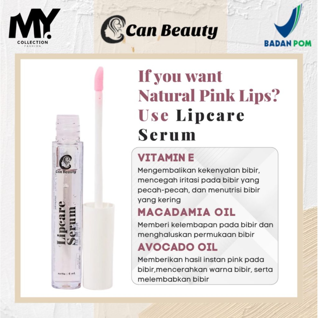 [LANGSUNG KIRIM] CAN BEAUTY - Lip Care Serum CAN BEAUTY (free gift)