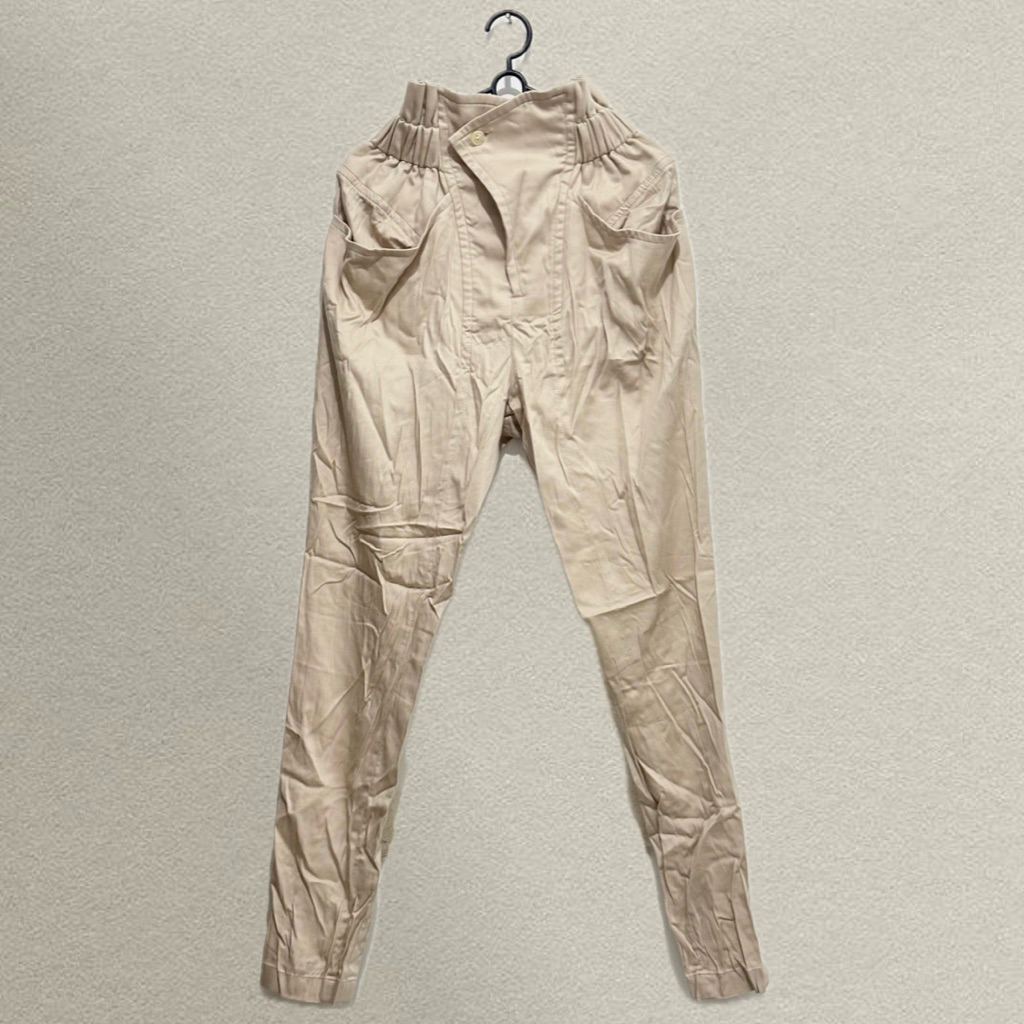 Ankle Pants Celana Panjang - Cream Beige Oat Sand