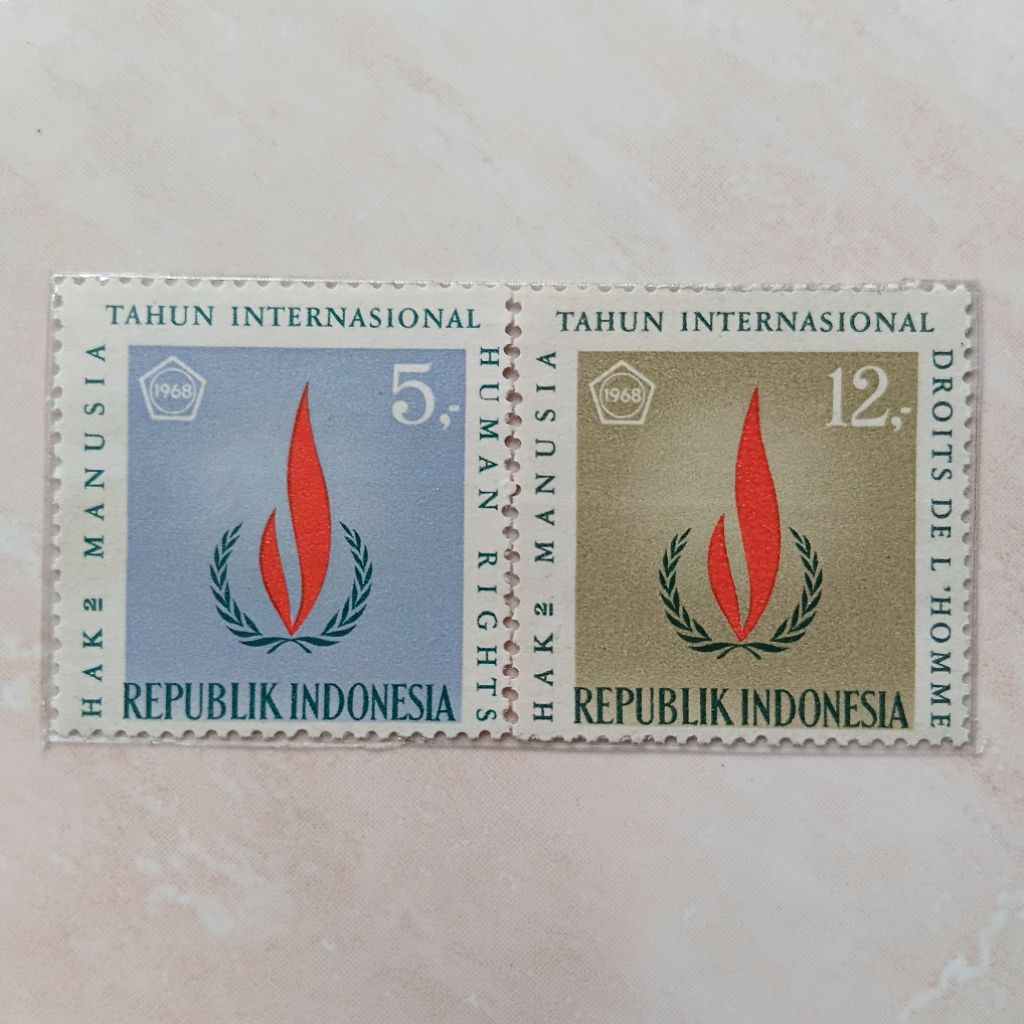 

Perangko Prangko Kuno Seri Hak-Hak Azasi Manusia 1968 Mint - YN2563