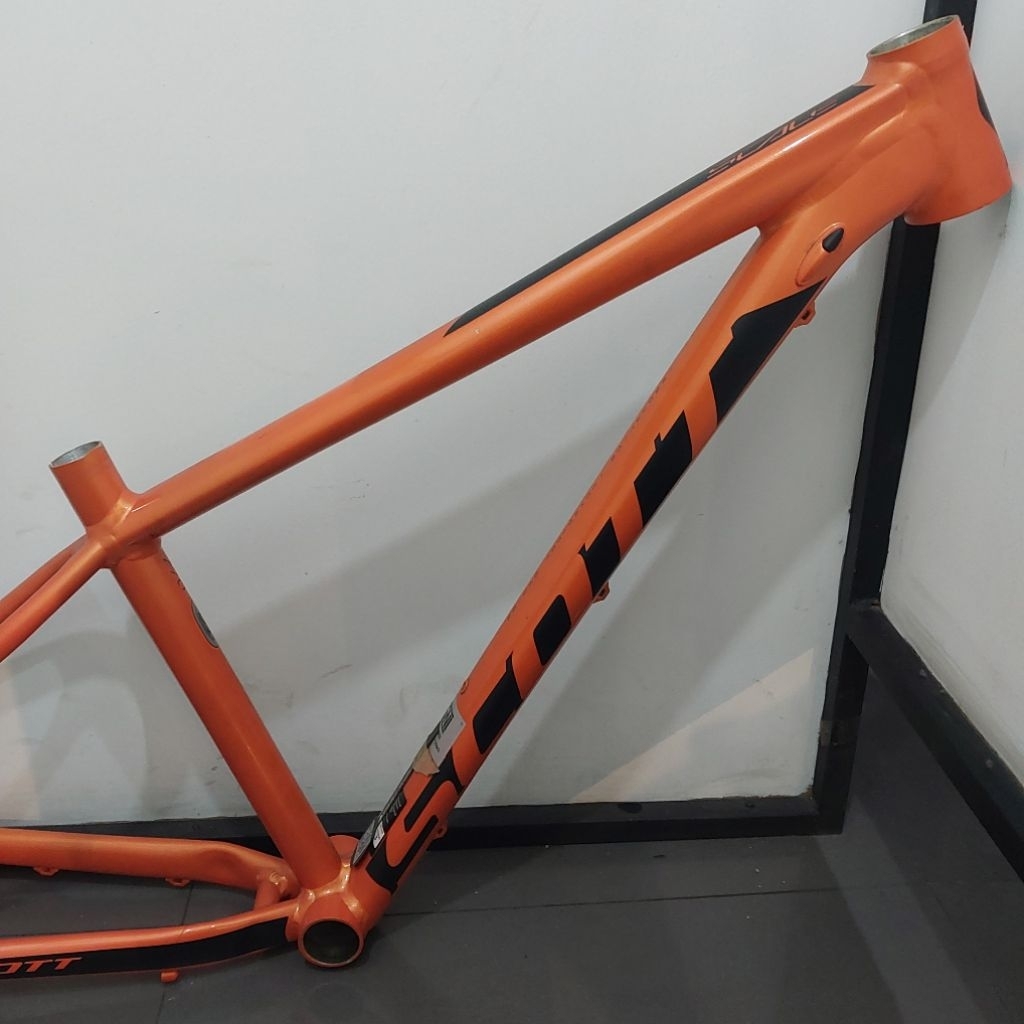 Frame Scott Scale 770 Mtb 27.5 Inch Size S Alloy Orange Black Original Batang Sepeda Scott
