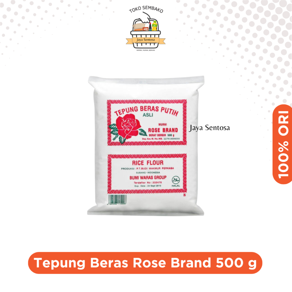 

Tepung Beras Putih Rose Brand 500 Gram 1Pcs