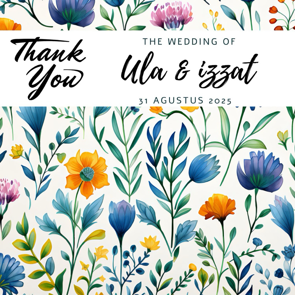 Alas packing souvenir pernikahan bunga estetik