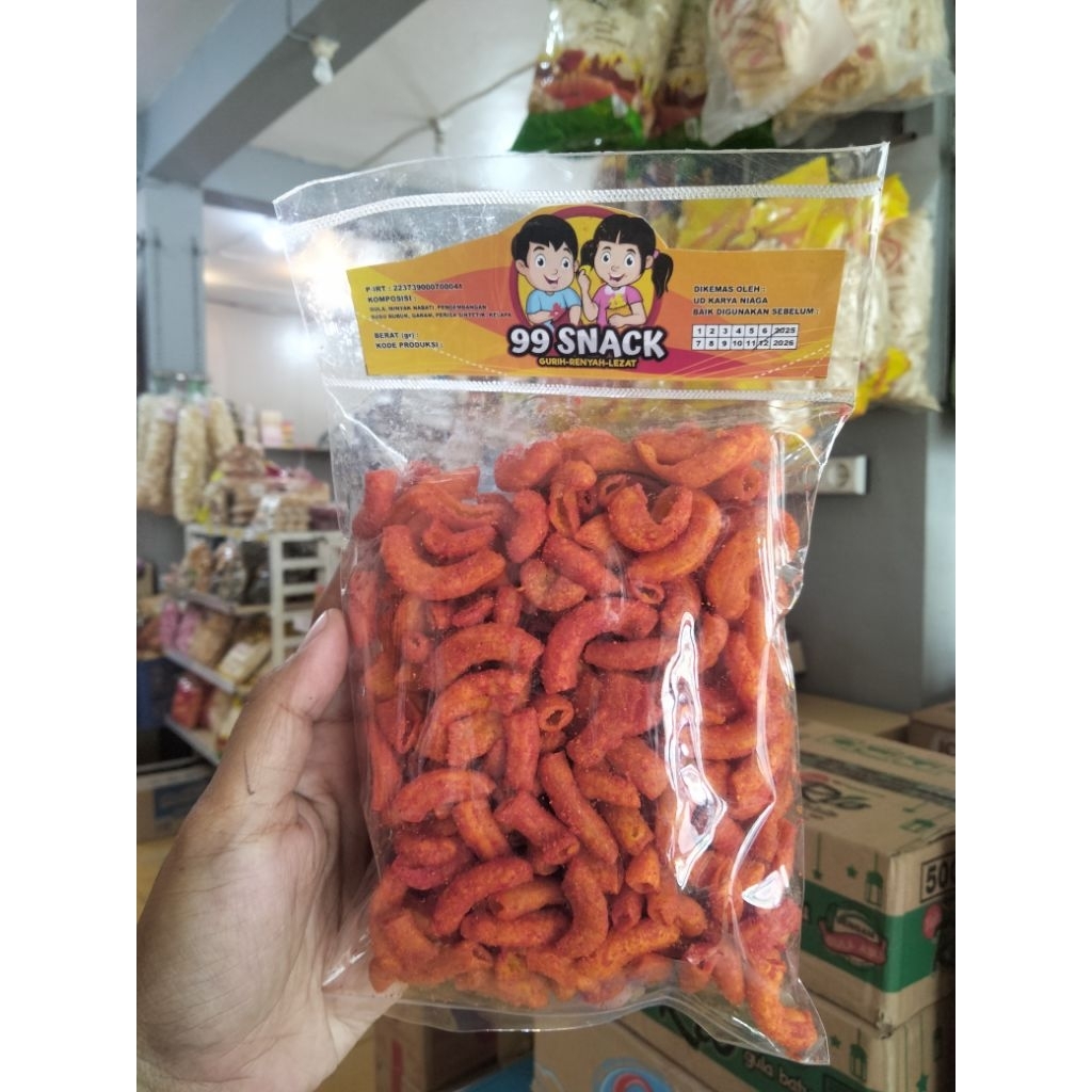 

camilan makaroni sepat 130gr/pedas daun jeruk