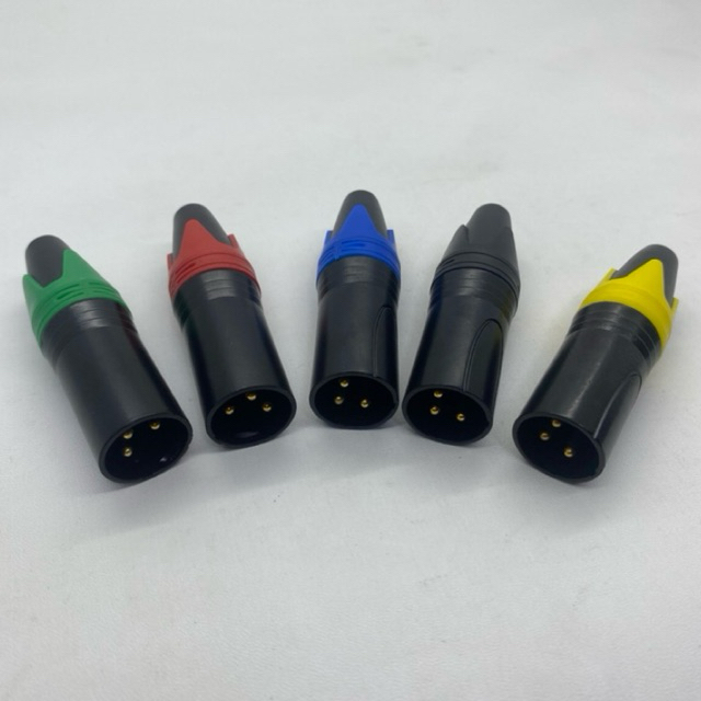 Jack canon xlr male 3 pin / Jack Canon XLR Male 3 Pin – Konektor Audio Mikrofon Sound System