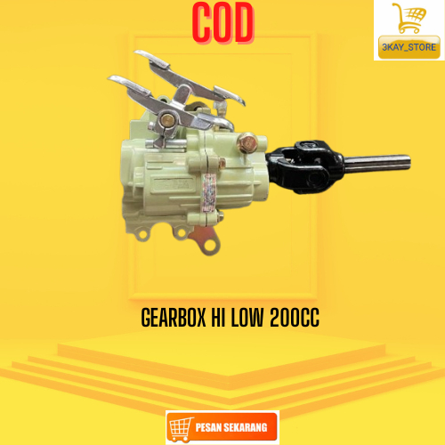 Gearbox HI LOW 200cc  Gearbox Maju Mundur DOBLE POWER Pnp Motor Roda Tiga Viar Kaisar Spareparts