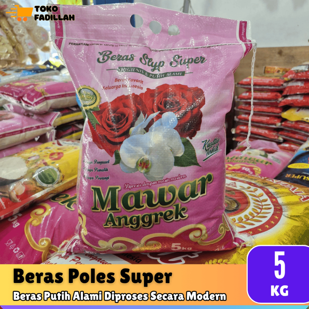 

Beras Mawar Anggrek Poles Super 5 kg