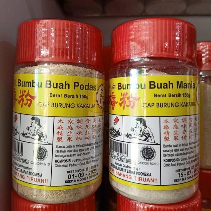 

[oddsolshop] pekanbaru/Bumbu Buah Segar Rujak 150GR Rasa Pedas & Manis Sweet & Spicy Fruit Seasoning