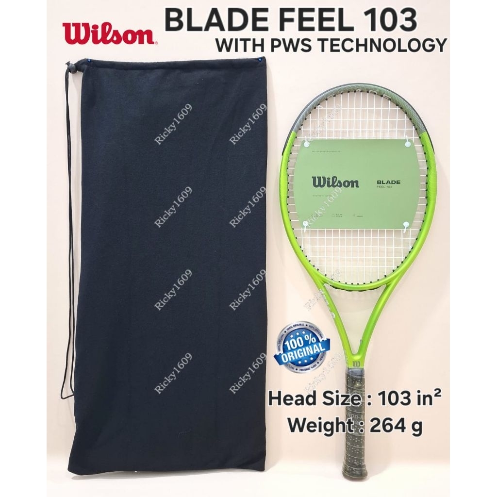 RAKET TENIS WILSON BLADE FEEL 103 (Weight 264 g/103 in) ORIGINAL WILSON
