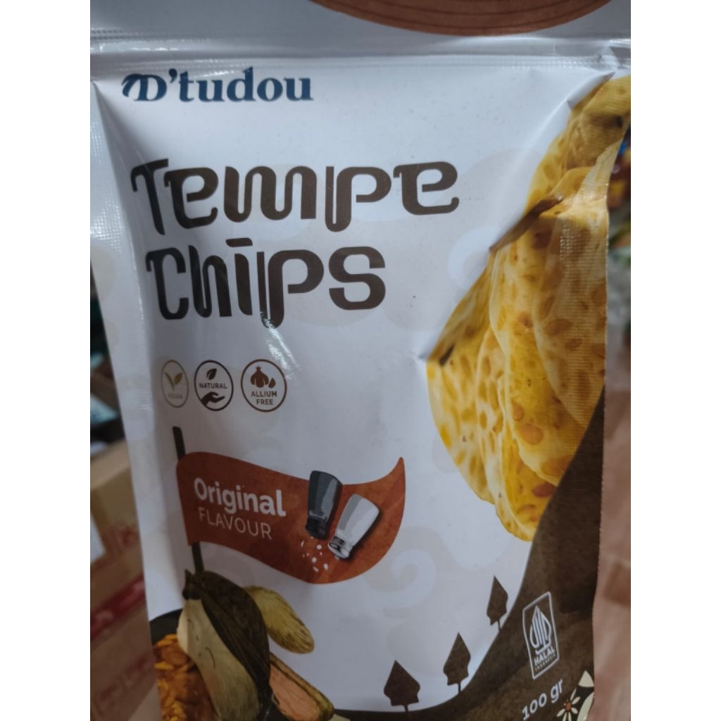 

kripik tempe dtudou/tempe chips original flavour vegan