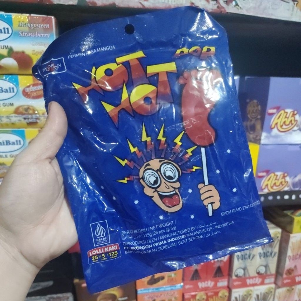 

Permen hot hot kaki @125gr / permen jadul