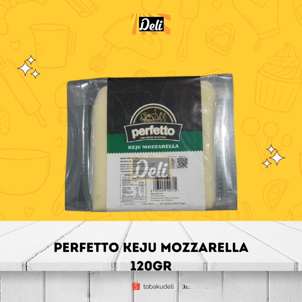 

Perfetto Keju Mozarella Mozza Mozarela Keju Lumer 120gr