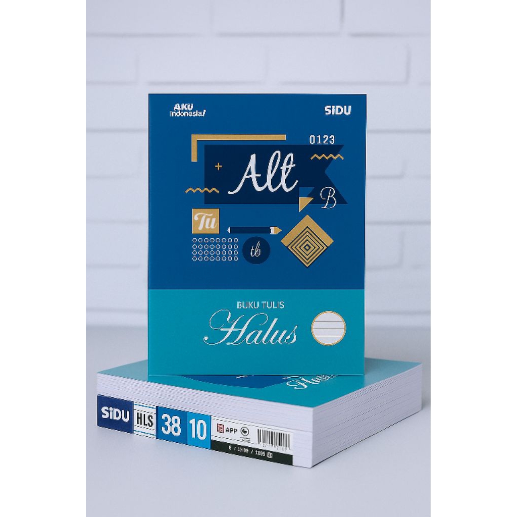 

Buku tulis halus merk SIDU isi 38