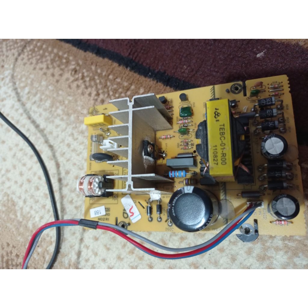 mesin subwoofer aktif polytron pht500s set power supply normal