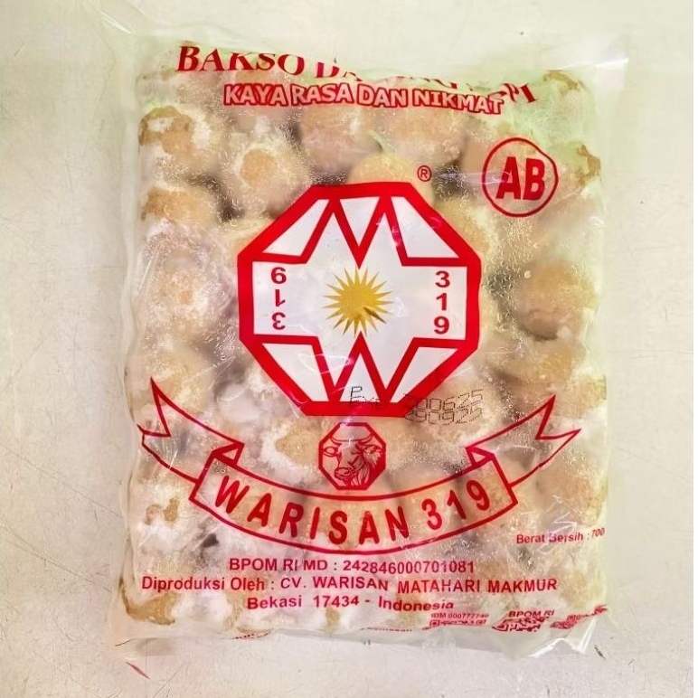

Bakso Sapi Warisan AB isi 50pcs