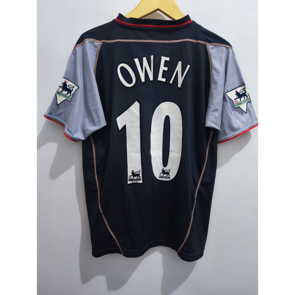 Jersey Original Liverpool Retro Size M Away 2002/03 Owen