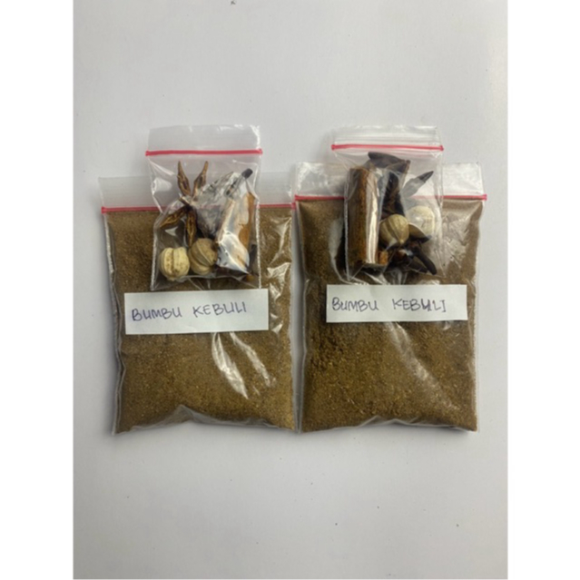 

BUMBU KEBULI BUBUK UNTUK 1 LITER NASI DAN BUMBU KERING EKTRA ++ RENDANG,OPOR,GULAI,KARE,SOP