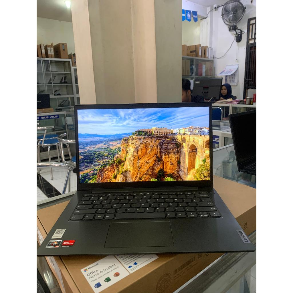 LAPTOP LENOVO IDEAPAD V14 G4 AMD Ryzen 5 RAM 16GB/SSD 512GB +512GB WIN11 LAYAR 14"FHD BERGARANSI