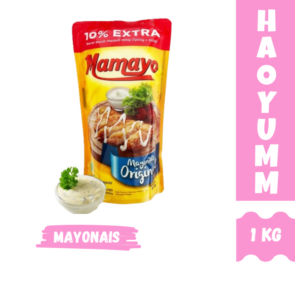 

Mamayo Mayonaise 1 kg Mayones Original Mayonais 1000 gr [HAOYUMM]
